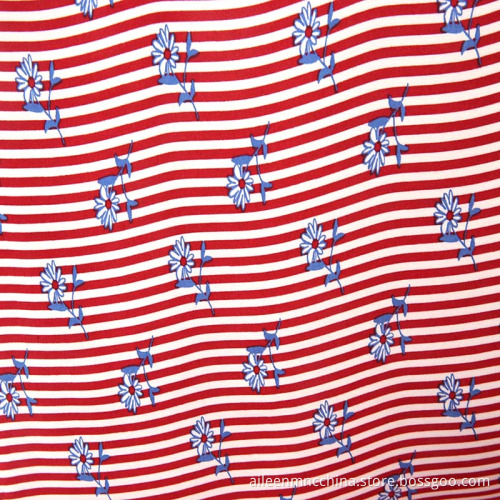 Rayon chenille printing 45s fabric